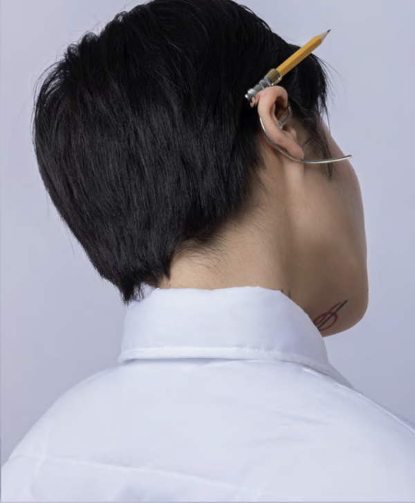 STUDIO COPULA Pencil Cigarette Ear Holder - Brass