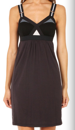 VPL Convexity Breaker Midi Dress: Black Skin VPL Convexity Breaker Midi Dress: Black Skin