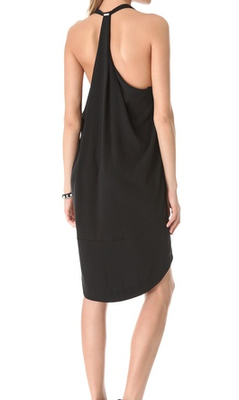 VPL Exertion Dress: Second Skin Fabric in Black VPL Exertion Dress: Second Skin Fabric in Black