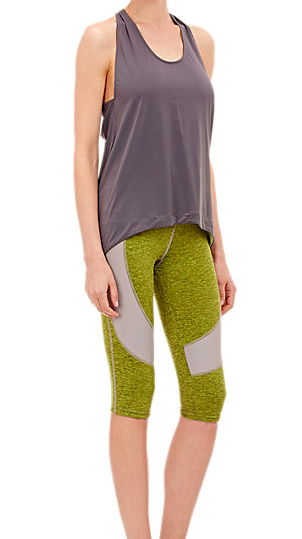 Exertion Tank: Grey (lined with lemon lime inside the hem) Exertion Tank: Grey (lined with lemon lime inside the hem)