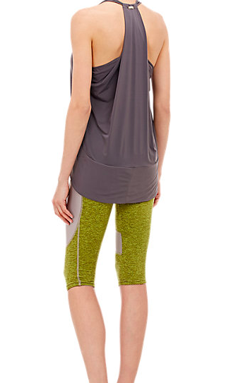 Exertion Tank: Grey (lined with lemon lime inside the hem) Exertion Tank: Grey (lined with lemon lime inside the hem)
