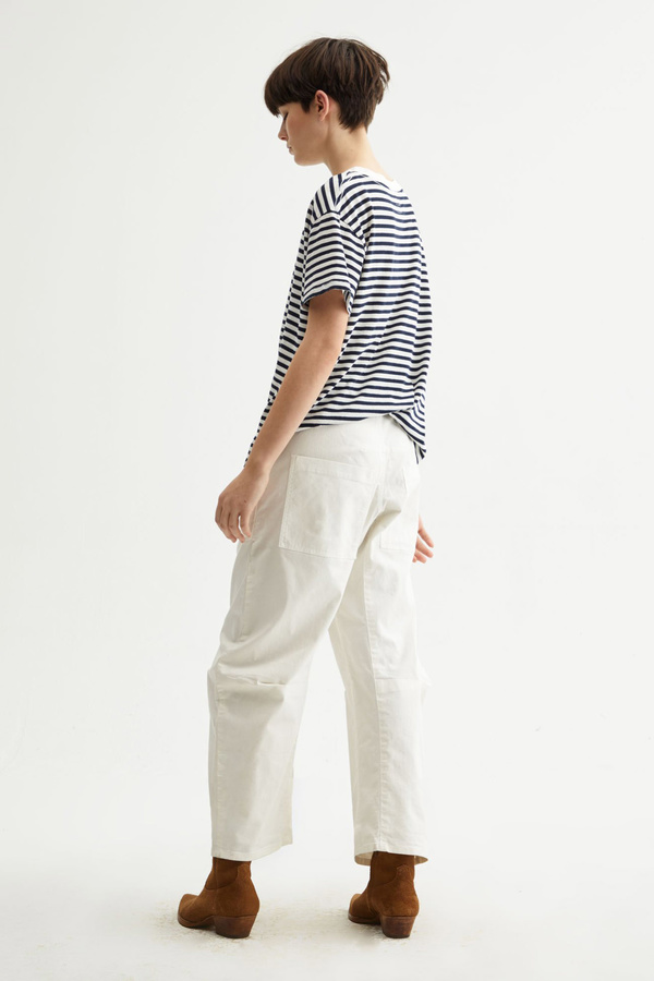 Nili Lotan Brady Tee - Dark Navy Stripe Nili Lotan Brady Tee - Dark Navy Stripe