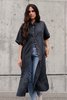 Filosofia Alexa Shirt Dress - Ink - Thumbnail 1