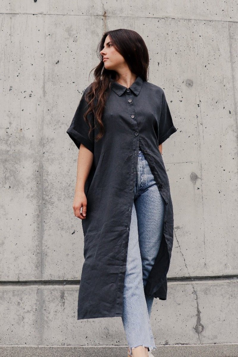 Filosofia Alexa Shirt Dress - Ink