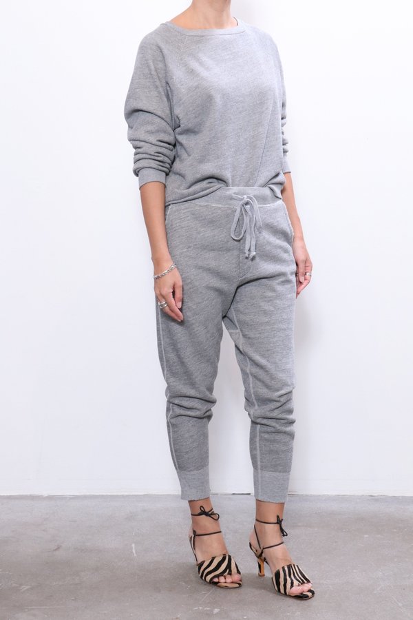 Nili Lotan Classic Crew Neck Sweatshirt - Heather Grey Nili Lotan Classic Crew Neck Sweatshirt - Heather Grey