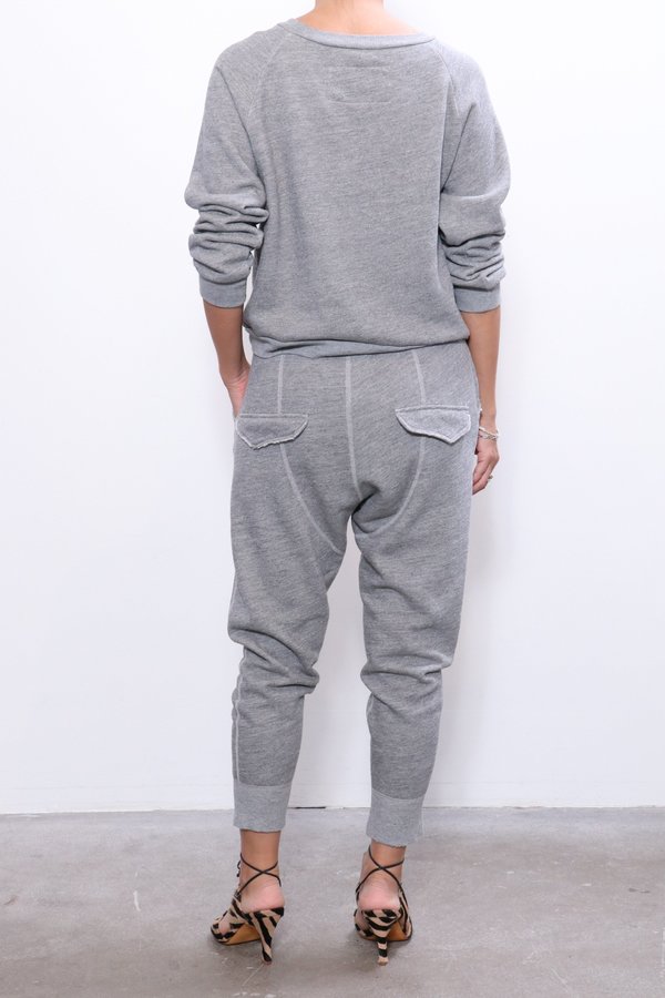Nili Lotan Classic Crew Neck Sweatshirt - Heather Grey Nili Lotan Classic Crew Neck Sweatshirt - Heather Grey