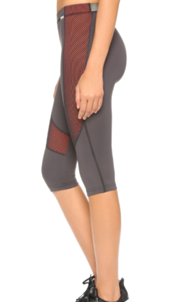 VPL Flexure Capri: Charcoal X Caution Orange VPL Flexure Capri: Charcoal X Caution Orange