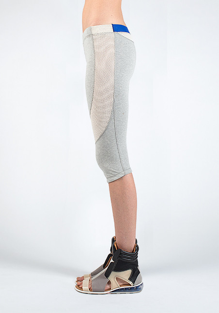 VPL Flexure Capri: Heather Grey VPL Flexure Capri: Heather Grey