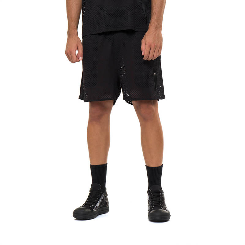 RICK OWENS basketball mesh shorts - Black | Garmentory