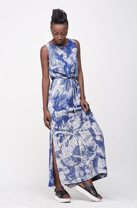 Osei-Duro Guise Maxi Dress in French Abstract Osei-Duro Guise Maxi Dress in French Abstract