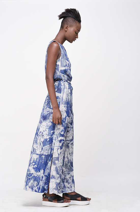 Osei-Duro Guise Maxi Dress in French Abstract Osei-Duro Guise Maxi Dress in French Abstract