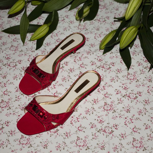 vintage kitten heel shoes