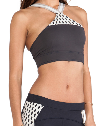 VPL Inlay Bra: Charcoal VPL Inlay Bra: Charcoal