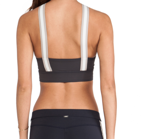VPL Inlay Bra: Charcoal VPL Inlay Bra: Charcoal