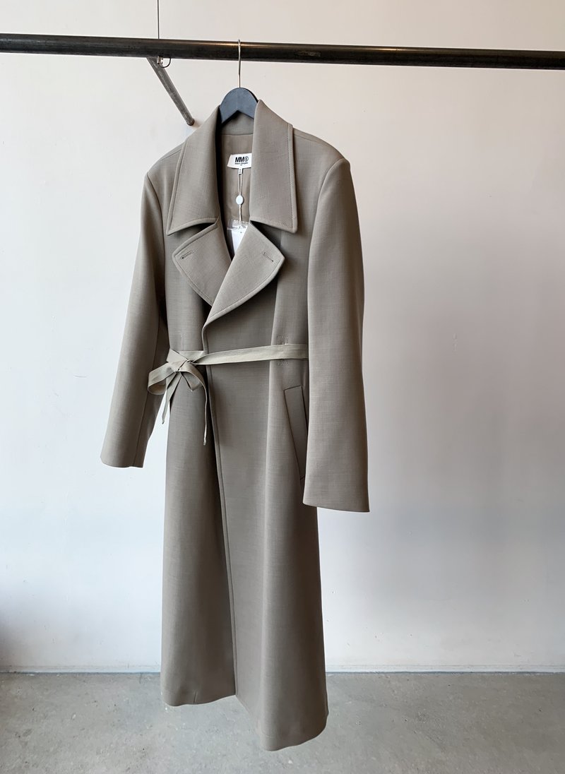 MM6 MAISON MARGIELA テクノ ウール コート ケープ