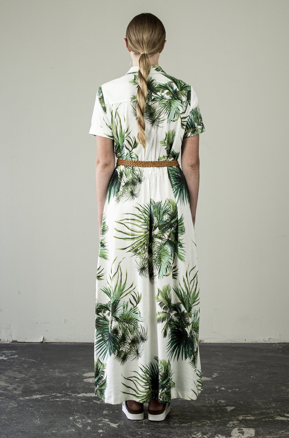 Jude Clothing Long Island Maxi Dress Tropical Print Garmentory