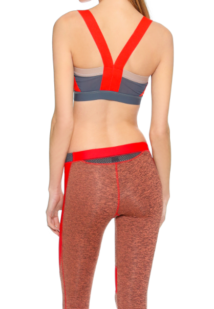 VPL Insertion Bra W: Salmon Marl x Red VPL Insertion Bra W: Salmon Marl x Red