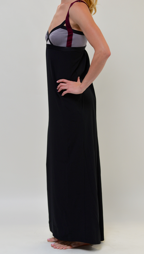 VPL Insertion Narrow Maxi: Black VPL Insertion Narrow Maxi: Black