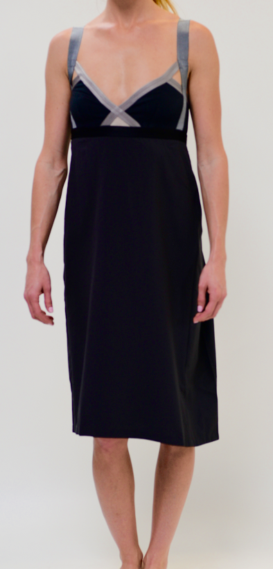 VPL Insertion Narrow Midi: Charcoal VPL Insertion Narrow Midi: Charcoal