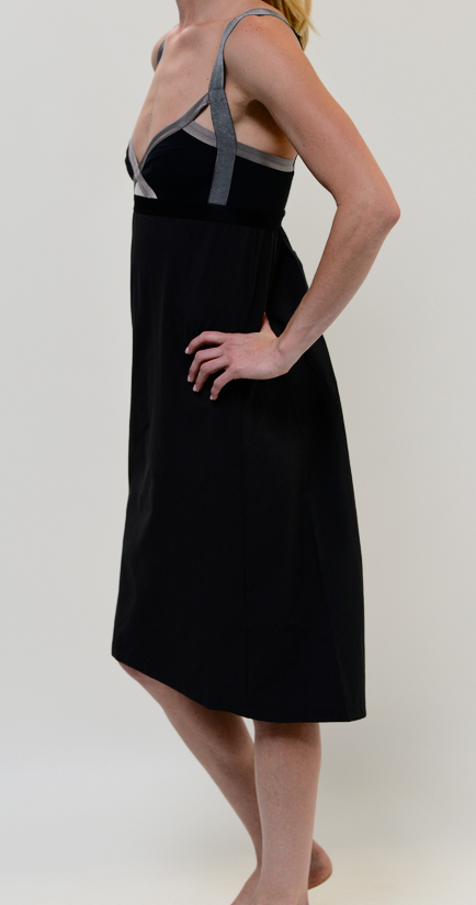VPL Insertion Narrow Midi: Charcoal VPL Insertion Narrow Midi: Charcoal