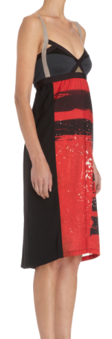 VPL Insertion Narrow Midi: Red Print VPL Insertion Narrow Midi: Red Print