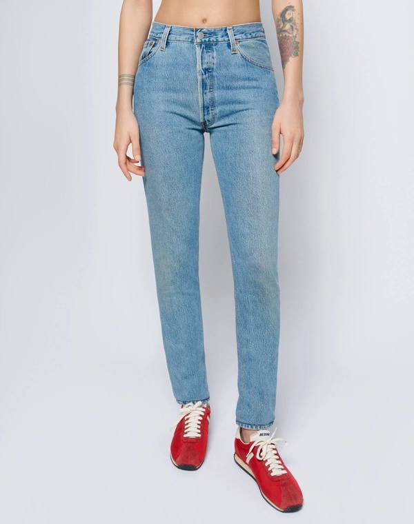 RE/DONE High Rise Indigo Jeans