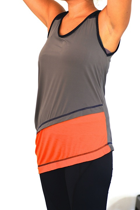 VPL Neo Isoterlus Tank: Grey x Caution Orange VPL Neo Isoterlus Tank: Grey x Caution Orange