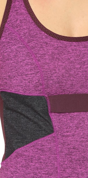 VPL Neo Overall Tank Shelf: Eggplant Marl VPL Neo Overall Tank Shelf: Eggplant Marl