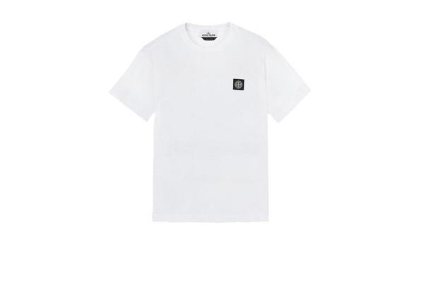 stone island patch logo t shirt