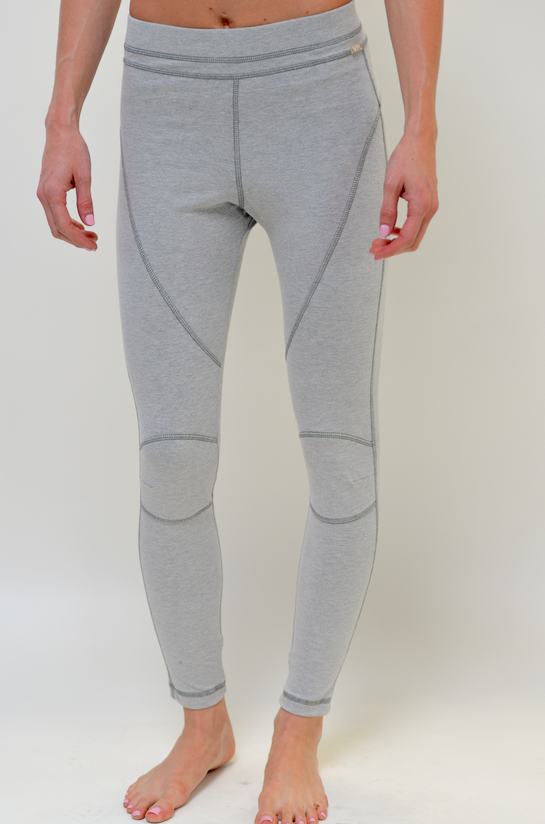 VPL Patella Legging: Heather Grey VPL Patella Legging: Heather Grey