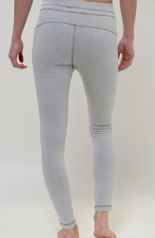 VPL Patella Legging: Heather Grey VPL Patella Legging: Heather Grey