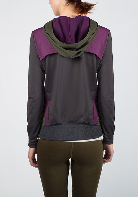 VPL Scuba Jacket: Military x Eggplant VPL Scuba Jacket: Military x Eggplant
