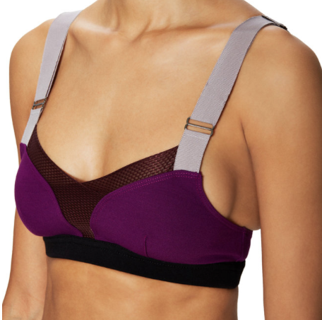 VPL Stripe B Bra "Upcycle": Eggplant Plum VPL Stripe B Bra "Upcycle": Eggplant Plum
