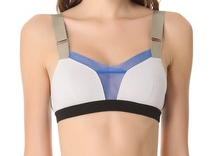 VPL Stripe B Bra: Alabaster X Blue VPL Stripe B Bra: Alabaster X Blue
