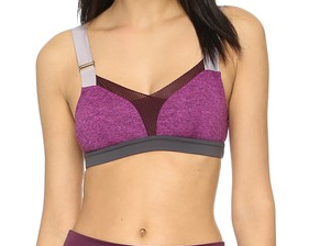 VPL Stripe B Bra: Eggplant Marl VPL Stripe B Bra: Eggplant Marl
