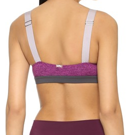 VPL Stripe B Bra: Eggplant Marl VPL Stripe B Bra: Eggplant Marl