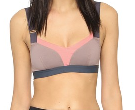 VPL Stripe B Bra: Fluoro Coral VPL Stripe B Bra: Fluoro Coral