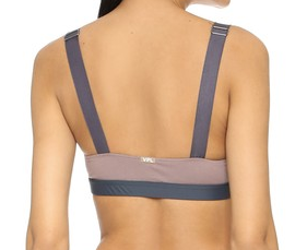 VPL Stripe B Bra: Fluoro Coral VPL Stripe B Bra: Fluoro Coral