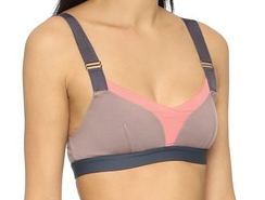 VPL Stripe B Bra: Fluoro Coral VPL Stripe B Bra: Fluoro Coral