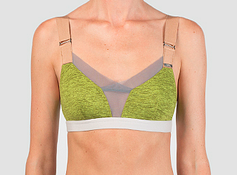 VPL Stripe B Bra: Lemon Lime VPL Stripe B Bra: Lemon Lime