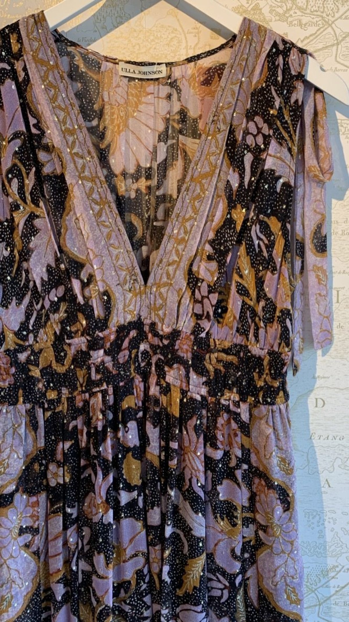 Ulla Johnson Annalise Deep-V Maxi Dress | Garmentory