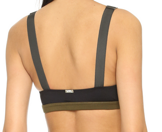VPL Stripe B Bra: Military VPL Stripe B Bra: Military
