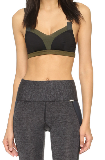 VPL Stripe B Bra: Military VPL Stripe B Bra: Military