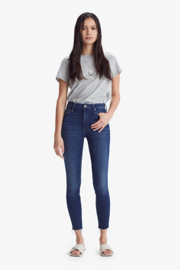 Mother Denim High Waisted Looker Skinny Jeans - Home Movies Mother Denim High Waisted Looker Skinny Jeans - Home Movies