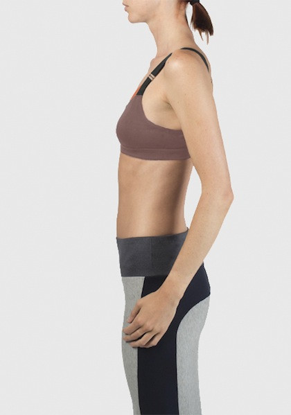 VPL Stripe B Bra: Taupe VPL Stripe B Bra: Taupe