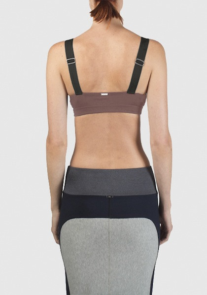 VPL Stripe B Bra: Taupe VPL Stripe B Bra: Taupe