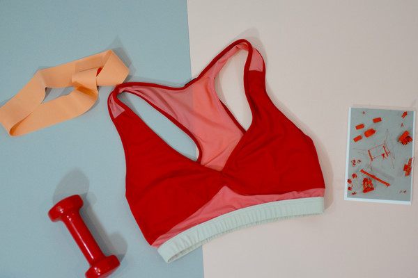 VPL Trapeze Bra Top - Fiery Red VPL Trapeze Bra Top - Fiery Red