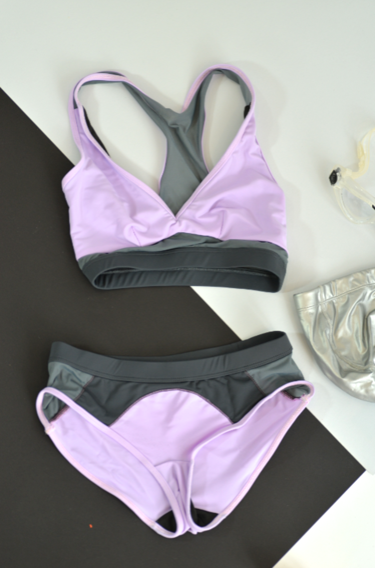 VPL Trapeze Bra Top: Lavendula - Image 1 of 1