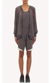 VPL Velocity Sweat Jacket: Grey with Fluoro Coral VPL Velocity Sweat Jacket: Grey with Fluoro Coral