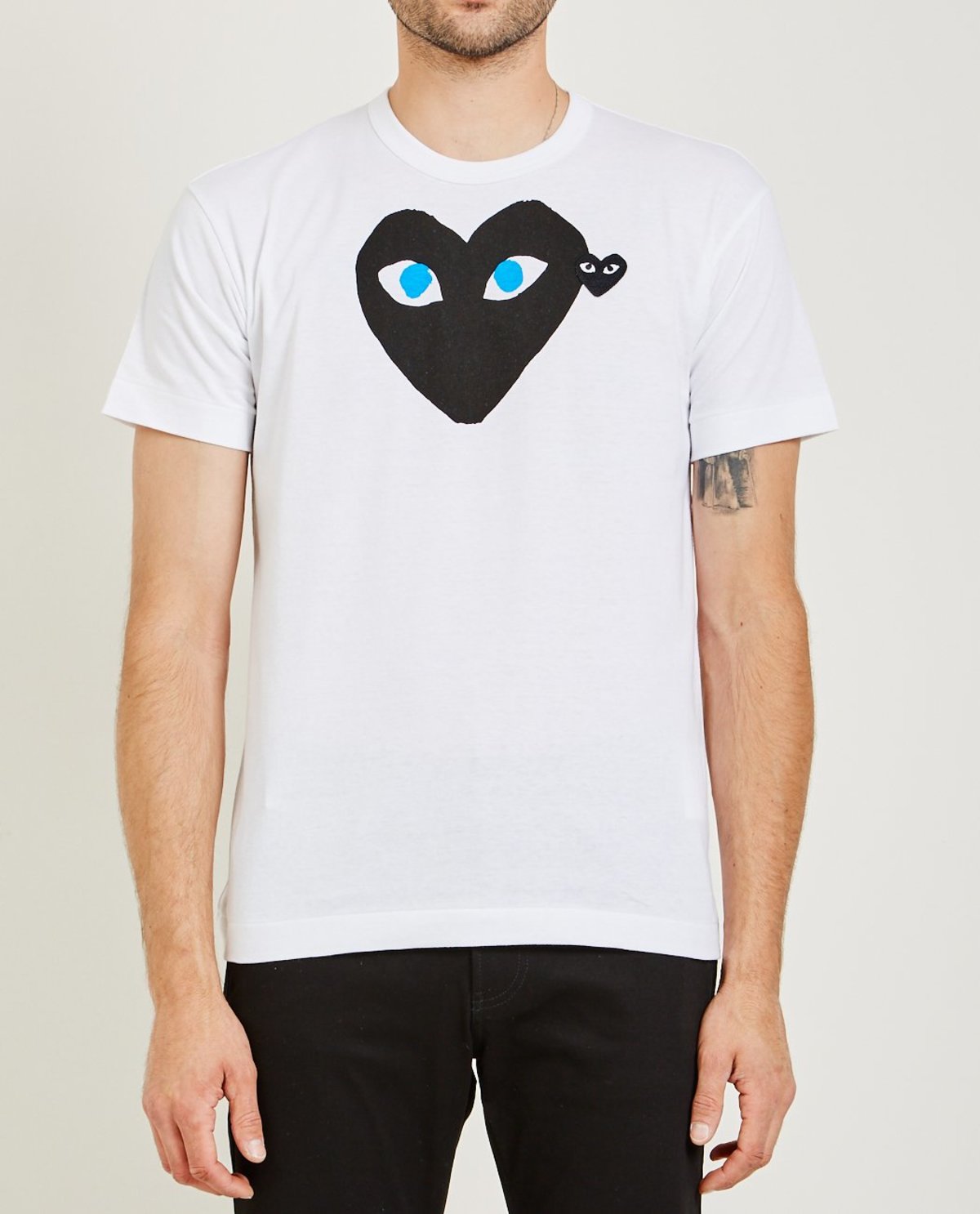 Comme Des Garçons Black Heart Blue Eyes Play Tee | Garmentory